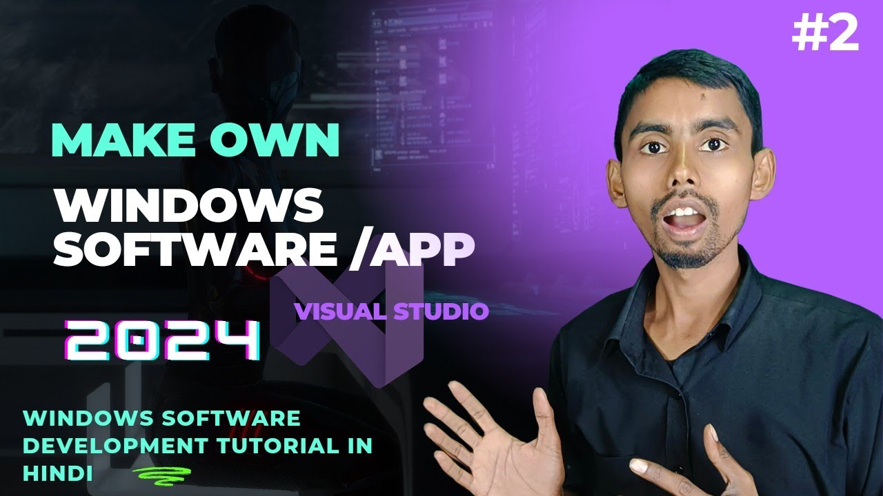 How to Make First Windows Software | Visual Studio - YouTube