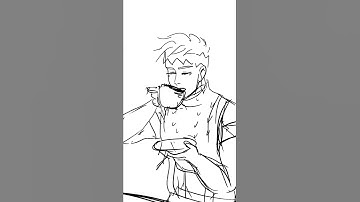 When i first met you i thought you were weird and annoying but its josuke and rohan from jojo part 4