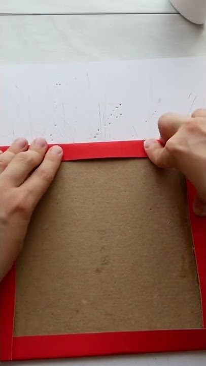 ASMR DIY Square Sketchbook without sewing
