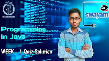 NPTEL Programming In Java Week-1 Quiz Assignment Solution July Session 2023