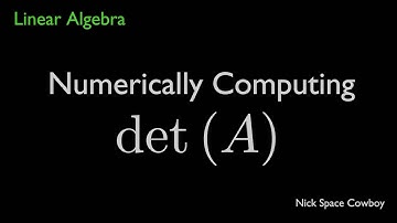 Numerically Computing the Determinant - Numerical Linear Algebra