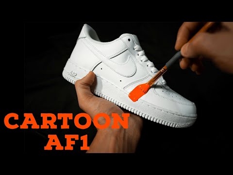 PICTEZ SNEAKERSI AIR FORCE 1 CARTOON - primul vlog