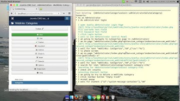 Joomla! Weblink - Automatic testing Acceptance Suits Execution in Phone