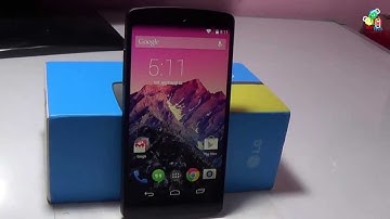 Google nexus 5 unboxing and first boot up screen by BCD TECH
