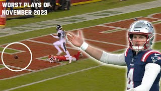 The WORST NFL Plays of November