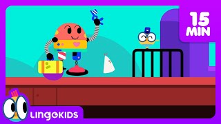 ABC TRAIN SONG 🚂 + More vehicle songs for kids | Lingokids