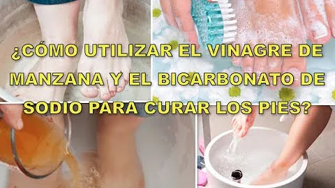 ¿Cuáles son los beneficios de remojar los pies en vinagre de sidra de manzana y bicarbonato de sodio?