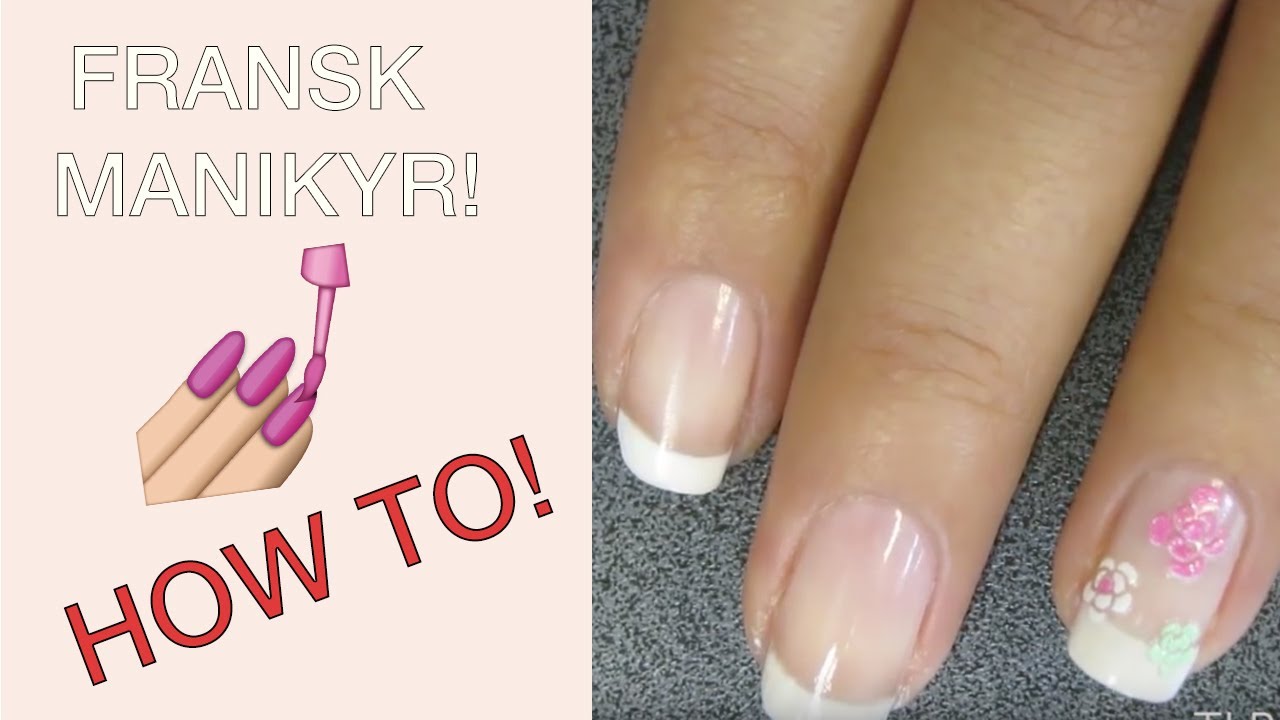 naturlig fransk manikyr naturlig fransk manikyr