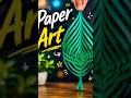 1 Paper 😍 Endless Creativity ✨🍃 #viral #trending #papercraft #art #ytshorts