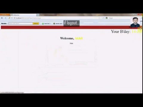 How to make a Java web Project (Easy Way) (Step-11 Signout.jsp & SessionExpire.jsp 9,10 of 11)