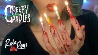 МОЯ  РУКА- ГОРЯЩАЯ СВЕЧА ) ГРИМ/Creepy Hand Birthday candle sfx/Rola Roys