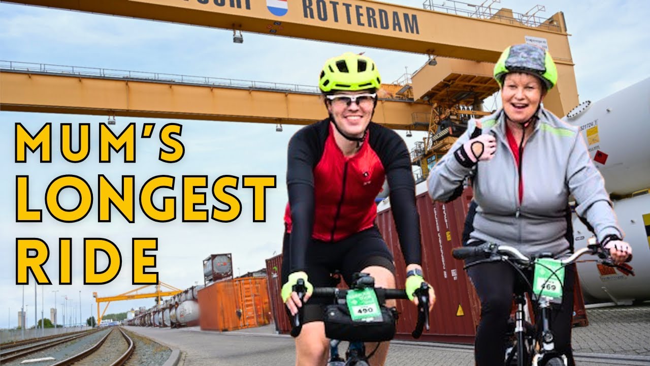 My Mum’s Longest Ride Yet: 64 km Rotterdam Harbour Tour