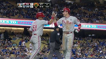 PHI@LAD: Byrd tacks on two runs with a single