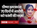 Grishma murder case what punishment was given to grishma vekaria murderer in gujarat bbc hindi