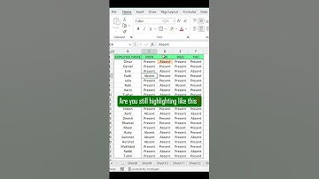 Stop Manually Highlighting in Excel! Use This Smart Trick Instead 💡| #exceltips #excel