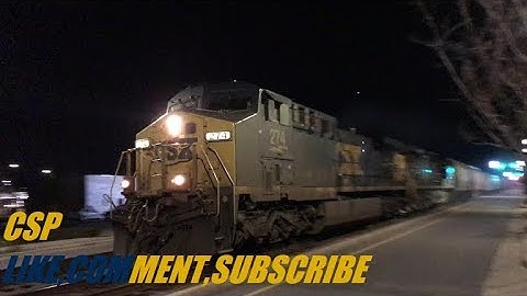 [CSXT]274 CW44AC & 216 CW44AC Leads A SB Q401-09 In Fay NC Pulling Hard W/A Nice K5LA W/Killer Dust