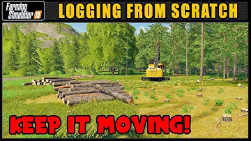Some Serious Production Now! - Logging From Scratch 54 - Farming Simulator 2019 - FDR Logging
