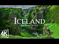 FLYING OVER ICELAND - Relaxing Music With Beautiful Natural Landscape - Videos 4K