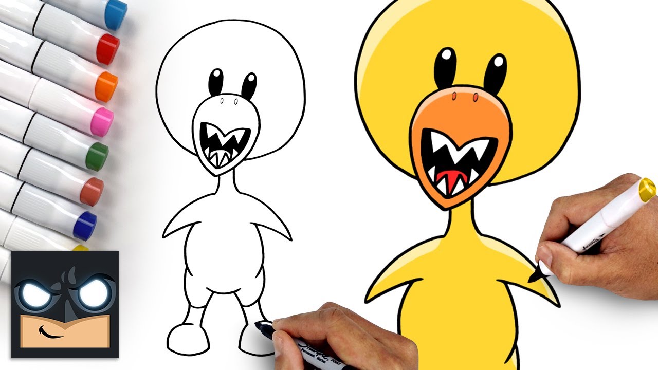 Como DESENHAR o YELLOW do RAINBOW FRIENDS 2  Cómo DIBUJAR YELLOW RAINBOW  FRIENDS 2 