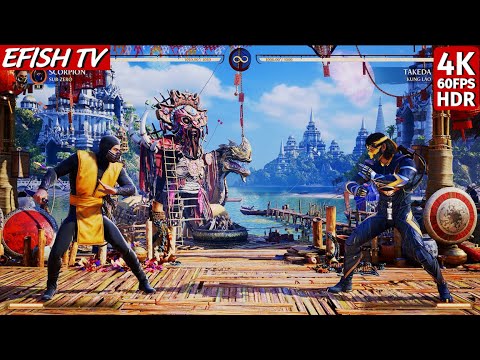 MK95 Scorpion vs Takeda (Hardest AI) - Mortal Kombat 1