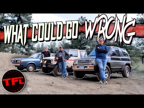 Can These Classic Japanese Off-Roaders Survive The Cliffhanger Off-Road Challenge?