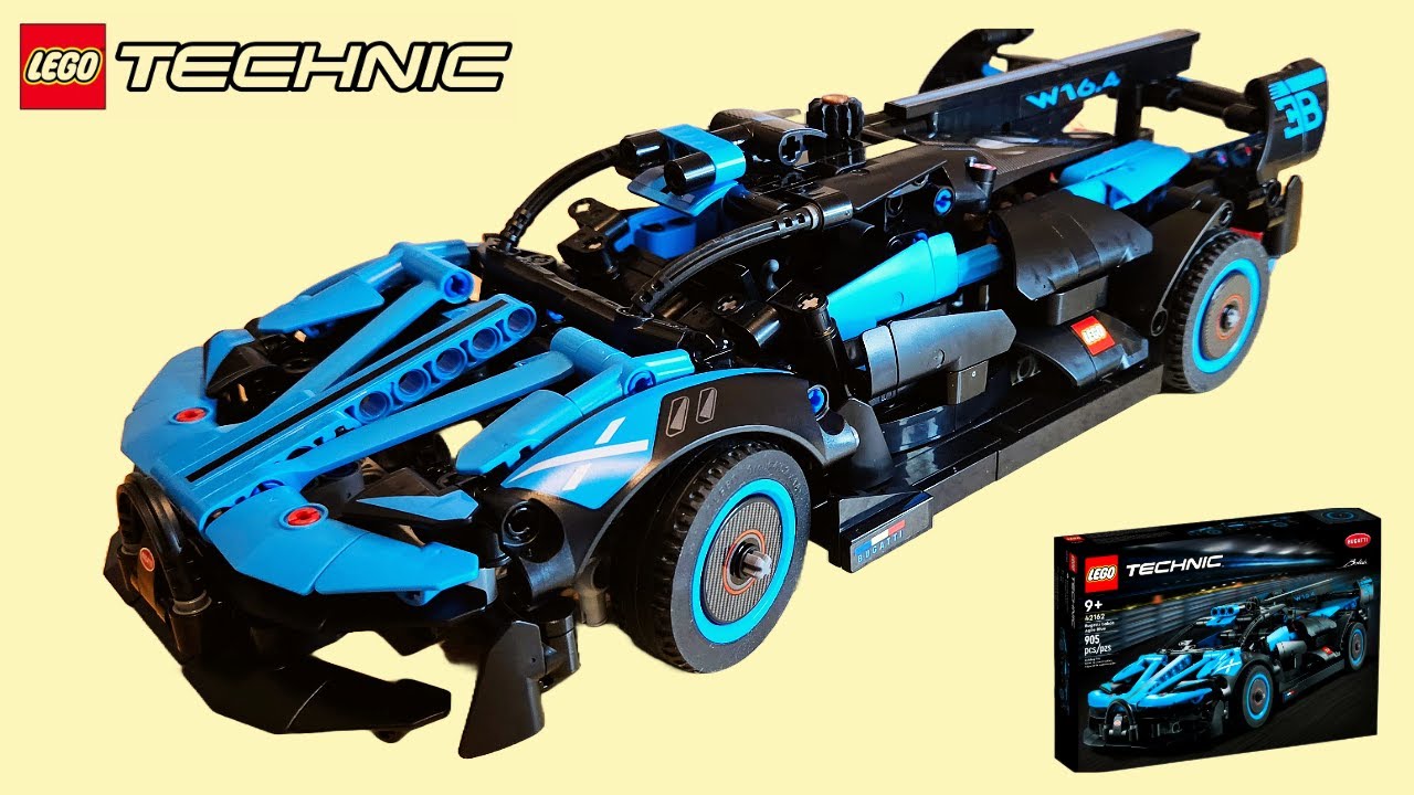 LEGO Technic Buggati Bolide Agile Blue 46162 - Speed Build - YouTube