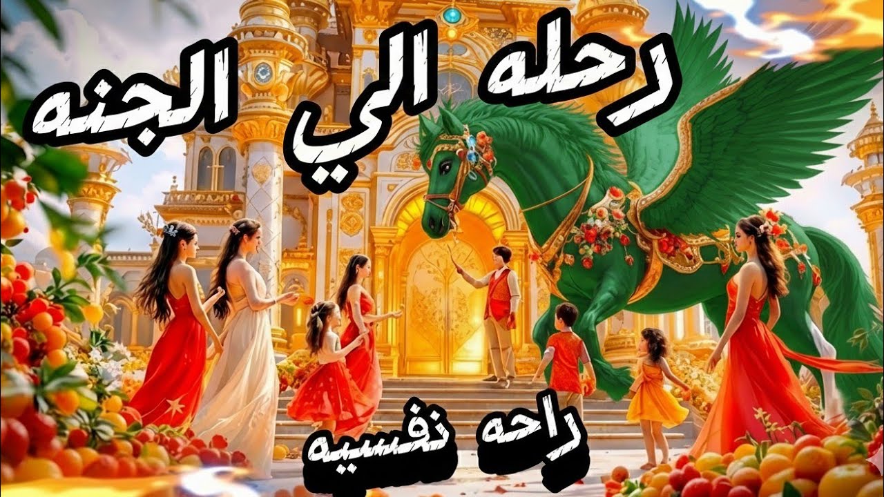 شاهد جمال وعظمة الجنة! رحلة الي الجنة بالذكاء الاصطناعي مريح للنفس رمضان 2026