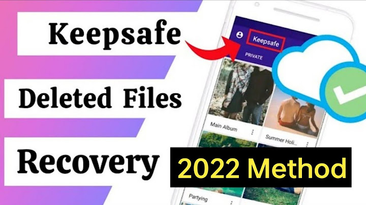 How to recover permanently deleted photos from keepsafe