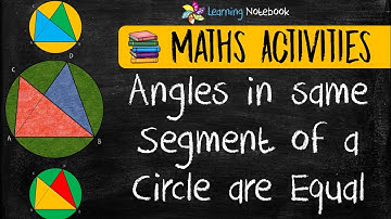 Angles in Same Segment of a Circle are Equal || Class 9 Maths Art Integrated Activity, Project