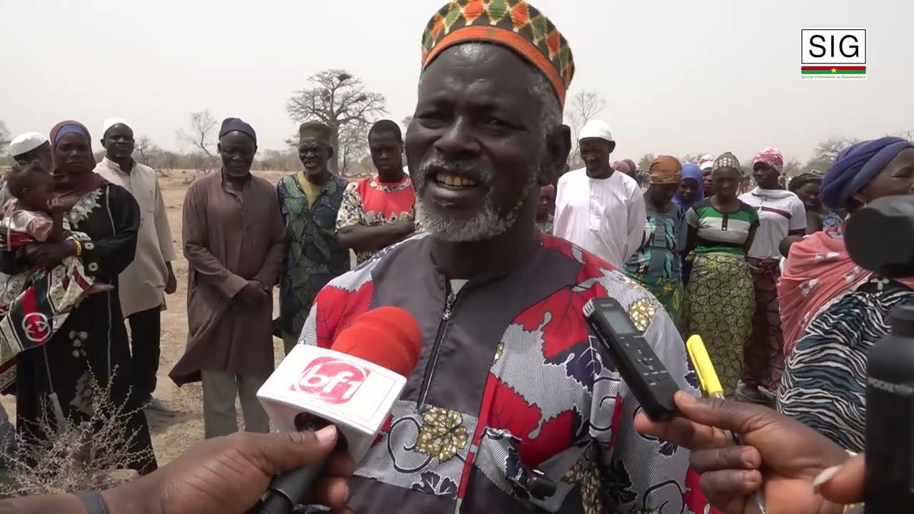 Aménagement des bas-fonds dans le Nazinon: le ministre d’État Ismaël SOMBIÉ en visite à Gogo