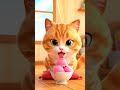 Cat Eating Ice Cream #enjoy #cute #fun #shortsfeed #viral #cat #kids #animals