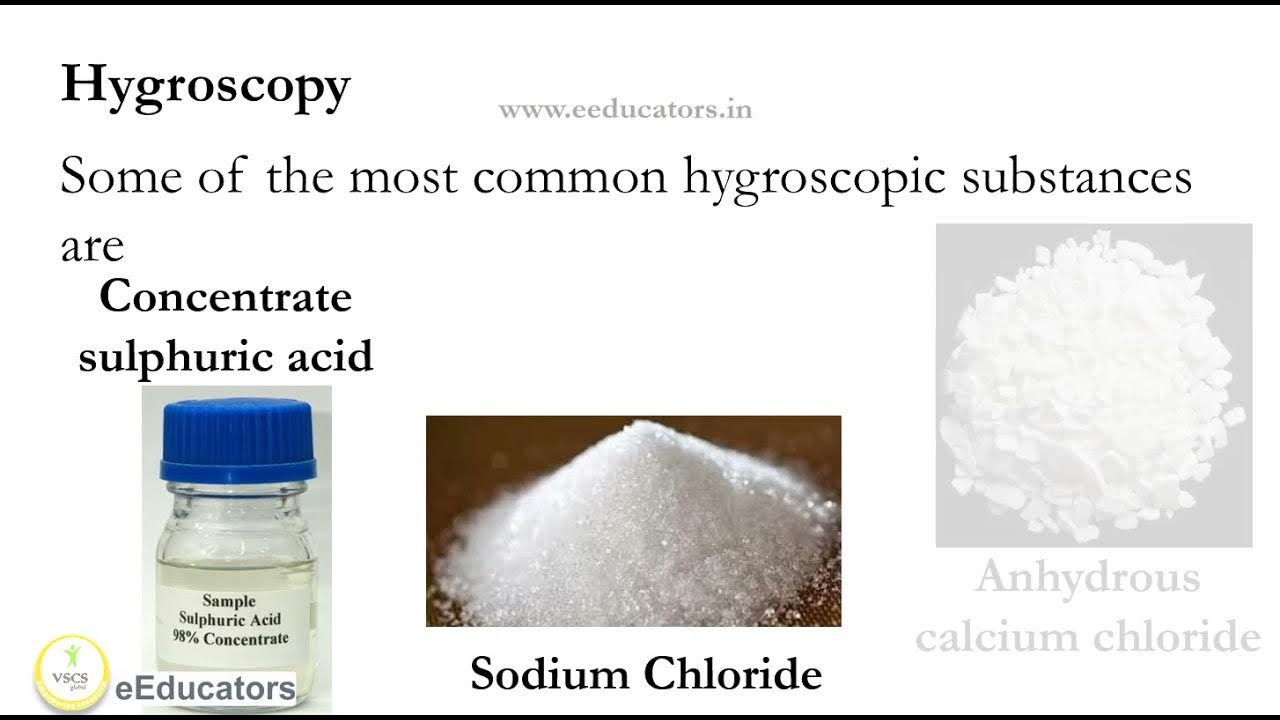 Hygroscopy and Deliquescence YouTube