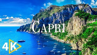 FLYING OVER CAPRI ITALY (4K UHD) - Calming Music With Beautiful Nature Videos - 4K Video Ultra HD