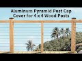 How to install Aluminum Post Cap - Muzata installation tutorial 2021