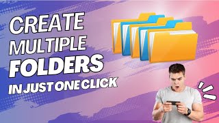 Create 100+ Folders Instantly! One-Click Batch Folder Creation Tutorial #windowstricks screenshot 3