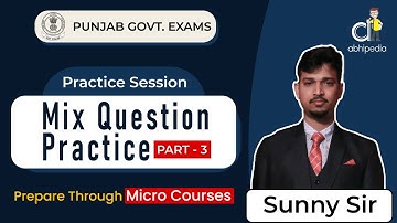 All Punjab Govt. Exam 2023 | Quant | Mix Question practice | part - 2 | Micro Courses | By abhipedia