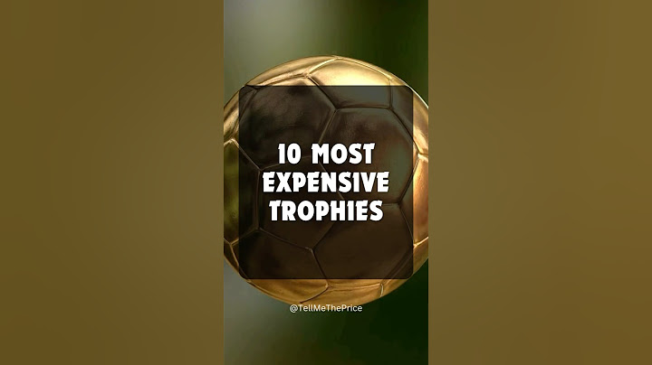 🌍🏆 Top 10 Most Expensive Football Trophies in the World! ⚽💰