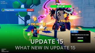 NEW!!!!!!!!!!!!!!!! Update 15 anime max Simulator