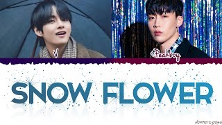 V - 'SNOW FLOWER' (feat. Peakboy)Lyrics [Color Coded_Han_Rom_Eng]