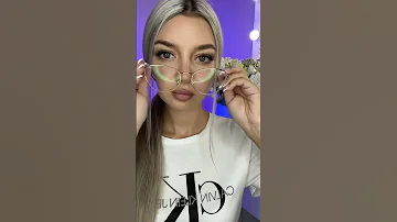 Очки уменьшают нос #лайфхак #макияж #бьютиблог