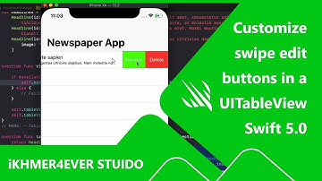 How to customize swipe edit buttons in a UITableView