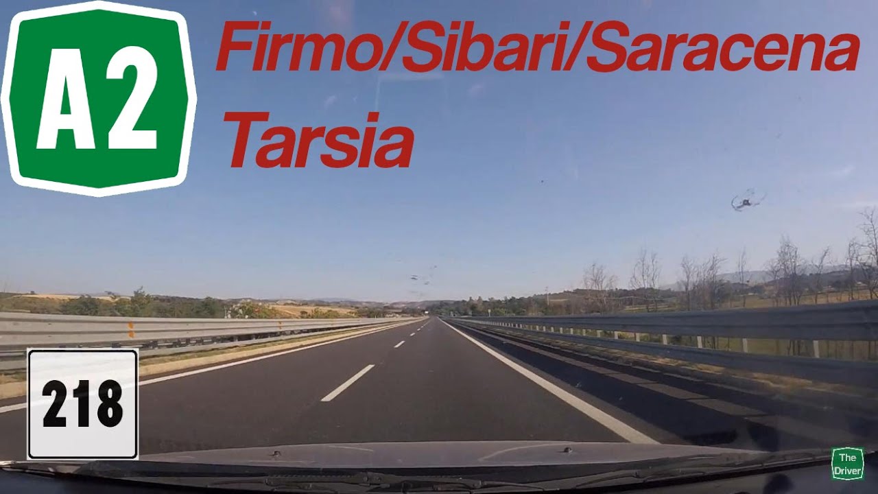 I - Autostrada A2 - Tratto ammodernato Firmo/Sibari/Saracena-AdS Tarsia Ovest