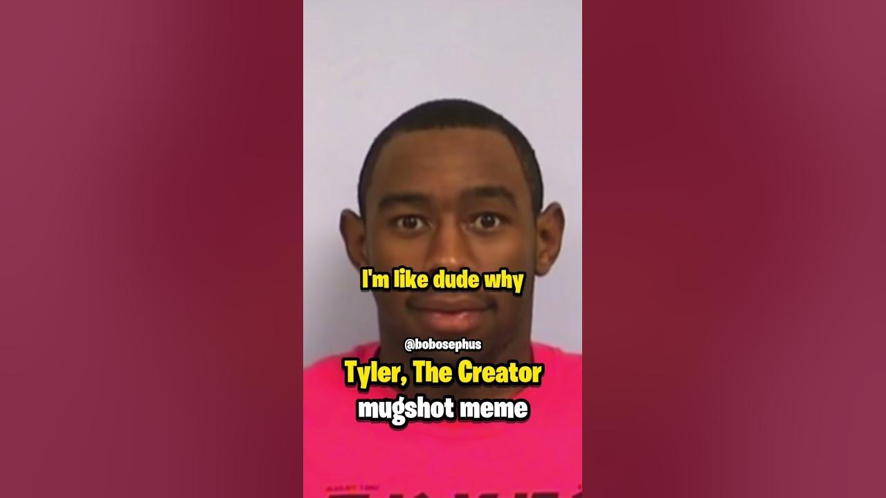 Tyler, The Creator mugshot meme 