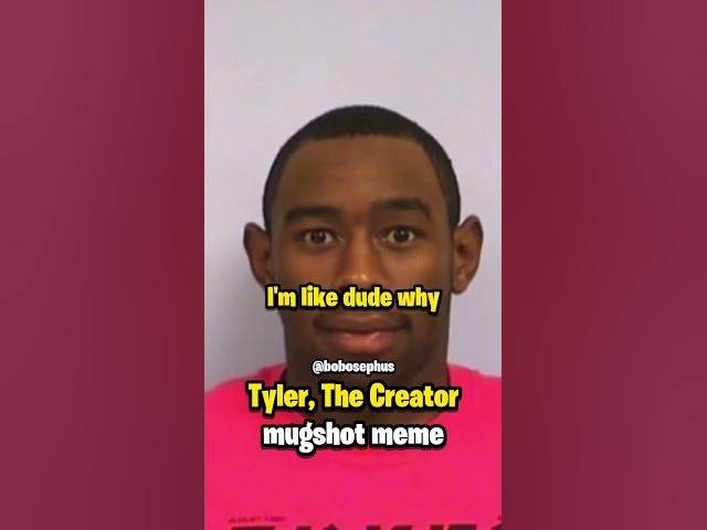 Tyler, The Creator mugshot meme