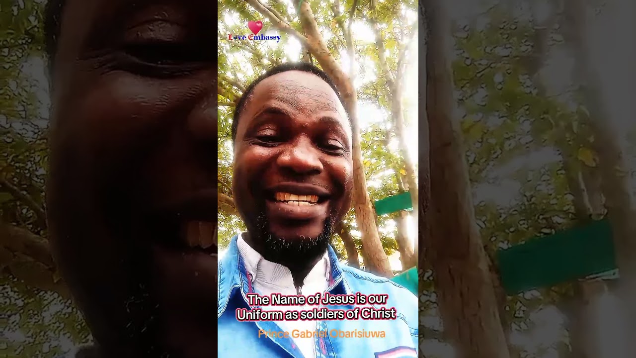 The Name of Jesus is our uniform as soldiers of Christ 