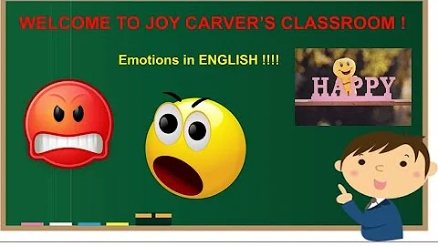 EMOTIONS IN ENGLISH !!