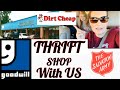 FARMHOUSE THRIFT SHOPPING AT GOODWILL • SALVATION ARMY • YARD SALE • DIRT CHEAP