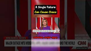 Single Point of FAILURE inCloud Services EXPLAINED! #shorts #trending #youtubeshorts #news #politics