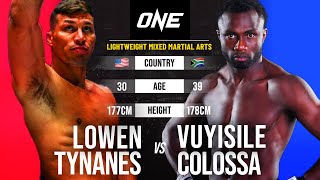 Lowen Tynanes vs. Vuyisile Colossa | Full Fight From The Archives