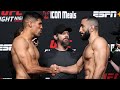 UFC Vegas 51: Weigh-In Faceoffs